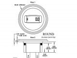 N530 Round Dimensions drawing